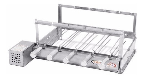 Churrasqueira Gira Grill Rotativa 5 Espetos Inox 127V/220V