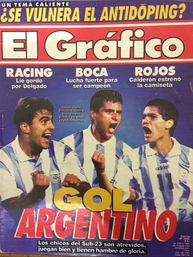 El Gráfico, N° 3986 Revista Fútbol Argentino, Cb