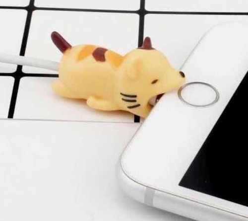 Imagen 4 de 8 de Lote X 10 Protector Cable Bite Lighting Tipoc Micro Animales