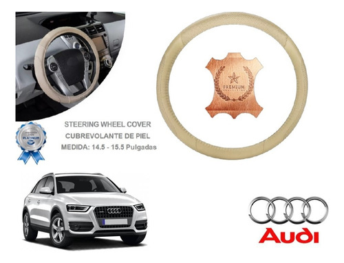 Funda Cubrevolante Beige Piel Audi Q3 2013-2017