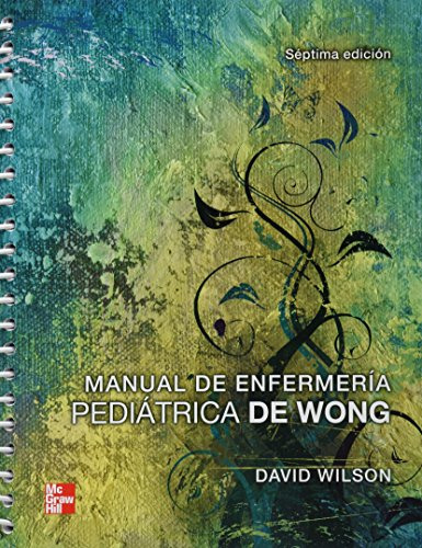 Libro Manual De Enfermería Pediatrica De Wong De David Wilso