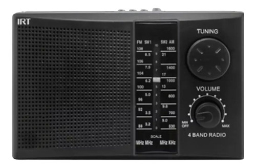 Radio Con Bluetooth, Recargable Y A Pilas. 4 Bandas