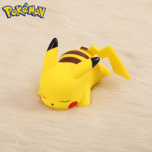 Lámpara De Figura De Pikachu Dormido - Pokemon - 9cm