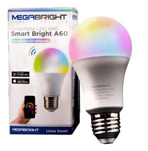 Imagen 5 de 10 de Ampolleta Wifi Smart Bulb Alexa Compatible - Bascotel