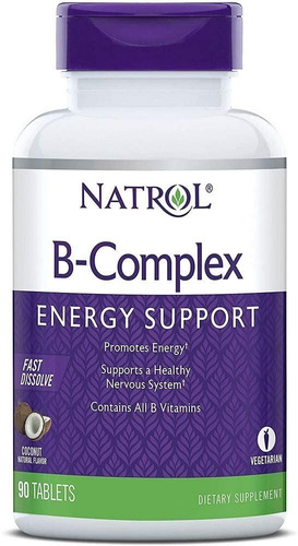 Complejo B 90tbs Natrol - Unidad a $1843