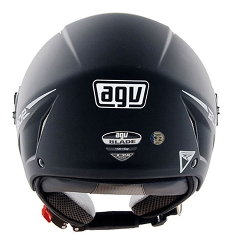 Capacete para moto  aberto AGV  Blade  preto celebr-8 tamanho 56 