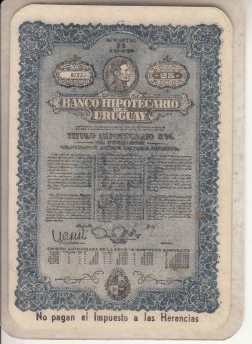 Banco Hipotecario Del Uruguay Calendario 1960 Ephemera 