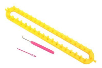 Telar Tejido Rectangular Plastico Para Bufanda Chal