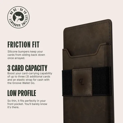 Wallet Groove Life Groove Wallet Go De Cuero Marrón Para Hom