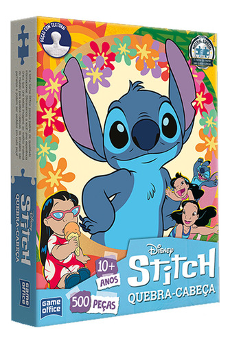 Quebra Cabeça 500 Peças - Stitch E Lilo Disney - Toyster