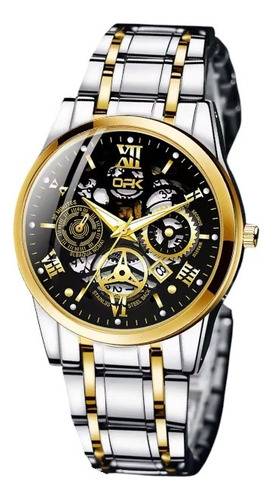 Reloj Cuarzo Elegante 1pz A Elegir Hombre Caballero Casual Caballero Opk-01 Opk-01