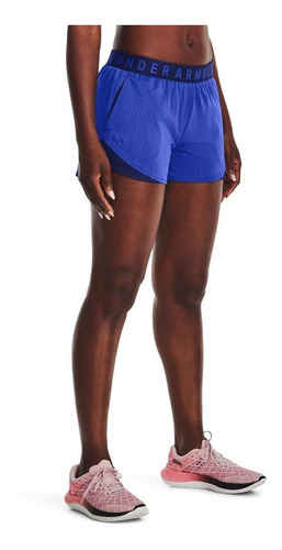 1349125-456 Ua Pantaloneta Mujer Play Up Twist Shorts 3.0