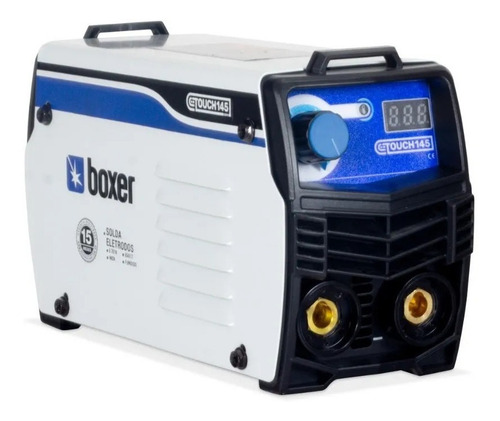 Imagem 2 de 3 de Máquina de solda inverter Boxer Touch 145 branca 110V
