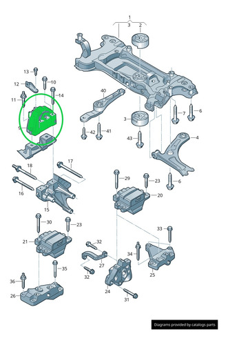Soporte Motor Audi A3 1.4 Tfsi 2007-2012 41991435601