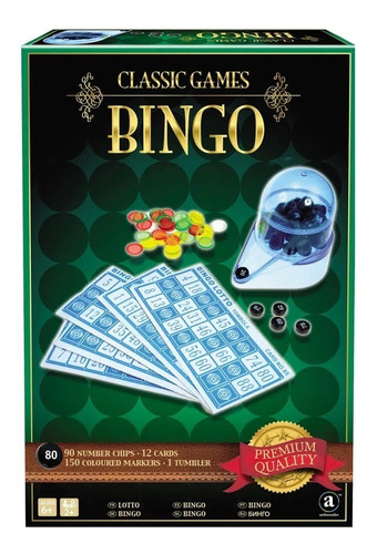 Imagen 1 de 3 de Juego De Mesa Bingo Classic Games Ambassador
