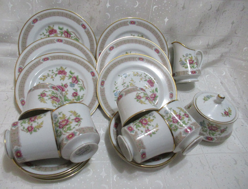 Juego De Té 20 Piezas Porcelana Japonesa Mikasa Rose Japan