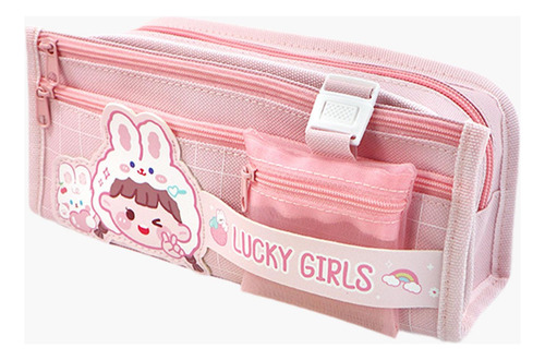 Estuche Para Lápices Capibara, Bolsa De Tela Oxford Con