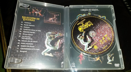 Cirque Du Soleil. Quidam. Dvd Original Impecable (Usado)