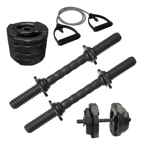 Kit 2 Mancuernas + Discos Body Pump Premium 20 Kg Fitnesas