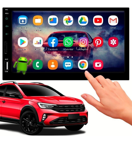 Som Automotivo Gol G3 1999 A 2005 Com Android Bt Usb Sd Fm