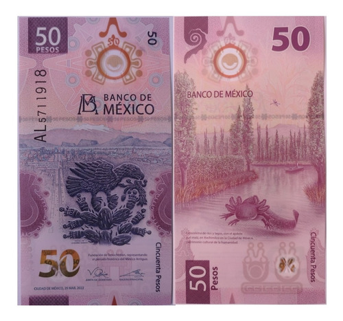 Billete Más Bonito Del Mundo $50 Serie Al57119 De Colección