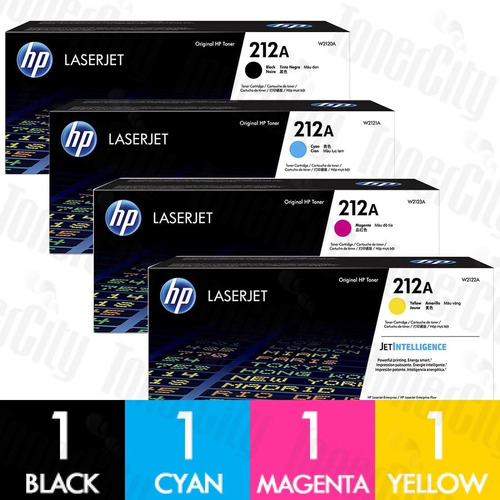 Hp 212a Black, Yellow, Magenta Lj Toner Cartridge