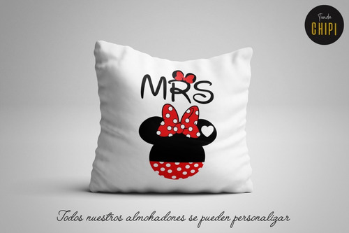 Almohadon Minnie Mickey Pareja Enamorados Novios