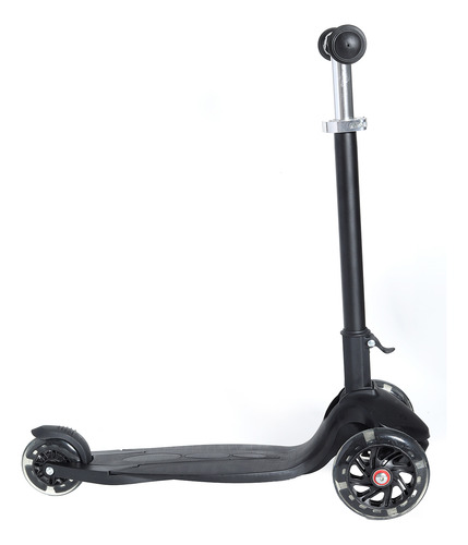 Scooter 3 Ruedas Con Luces Color Negro Arthome