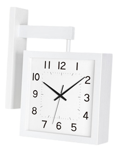 Reloj De La Pared De Doble Cara Reloj De Reloj De Madera