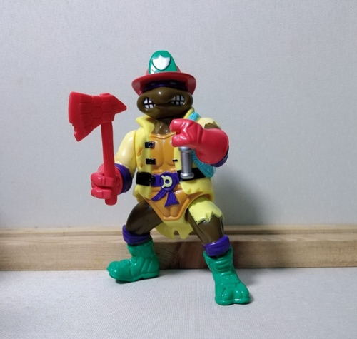 Tmnt Vintage Playmates Donatello Bombero Tortuninjas Tortuga