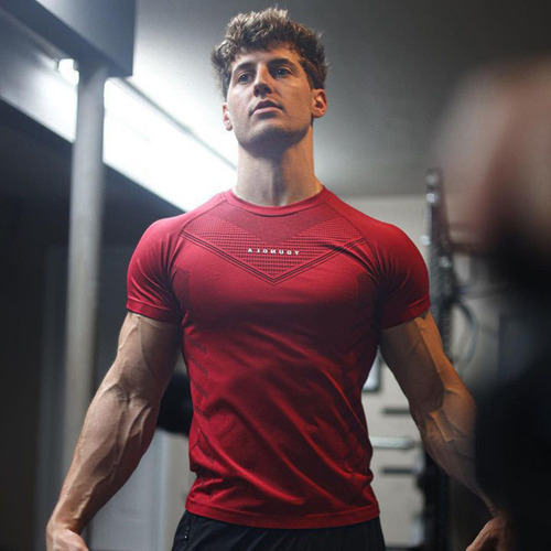 Playera Deportiva Y Fitness De Manga Corta, Cuello Redondo P