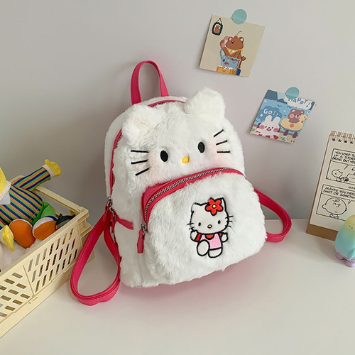 Bolsa De Felpa Sanrio Hello Kitty, Mochila Kuromi