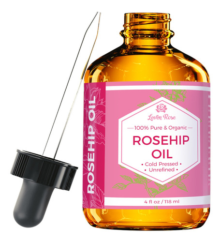 Aceite De Rosa Mosqueta Leven Rose 4 Onzas