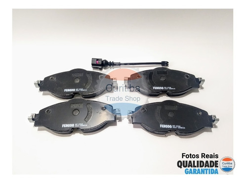 Pastilha Freio Dianteira Cerâmica Com Sensor Audi A3 Vw Golf