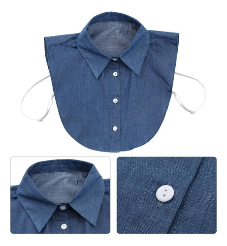 Blusa Con Cuello Falso Y Accesorios De Ropa Con Cuello Falso