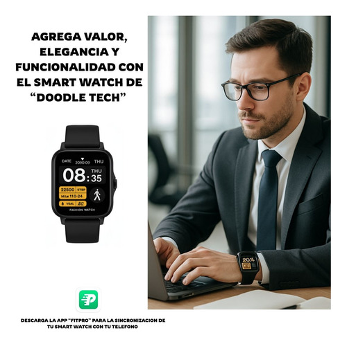 Smartwatch Reloj Inteligente Compatible Con iPhone Y Android