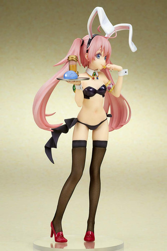 Figura De Pvc A Escala 1/7 Quesq That Time I Got Reincarnated As A Slime: Milim Nava (estilo Bunny Girl), Multicolor