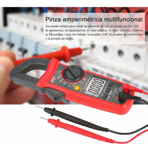 Pinza Amperimétrica Digital Uni-t Ut202a+ Multímetro De Verd