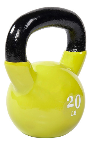 Kettlebell Recubierta De Vinilo Multifuncional 4 Kg