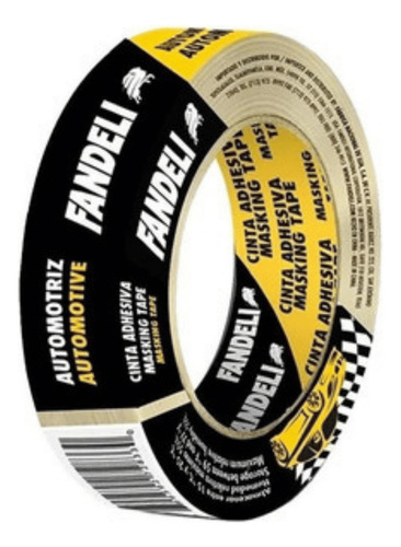 Cinta Fandeli Masking Tape Automotriz 18mm X 50m 48 Piezas
