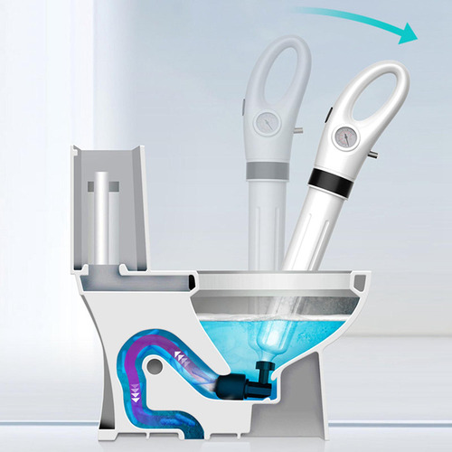 Air Drain Kit Air Toilet Unclogger Cabezales 4 Piezas