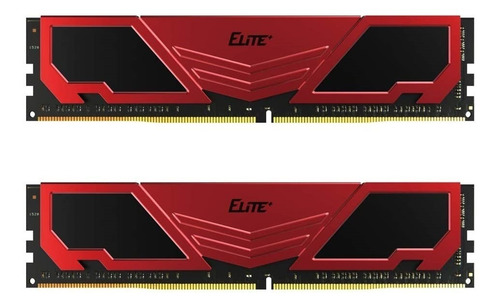 Imagem 1 de 1 de Memoria Team Group Elite 2x8gb Ddr4 2400ghz
