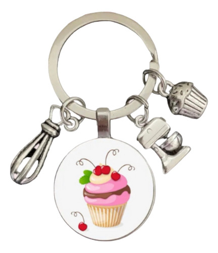 Llavero Repostera Cupcake Regalo Ideal Chef 