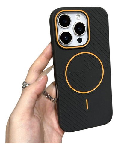 Funda Para iPhone Con Magsafe Diseño De Bloques De Color