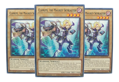 Yugi-oh! Clavkiys The Magikey Skyblaster Mp22-en126 Rare