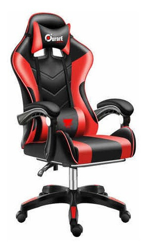 Silla Gamer Reclinable Masajeador Posabrazos Cojines Mli