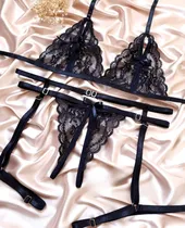 Comprar Lencería Abierta Conjuntos Sexy Ropa Íntima Babydoll Mujer