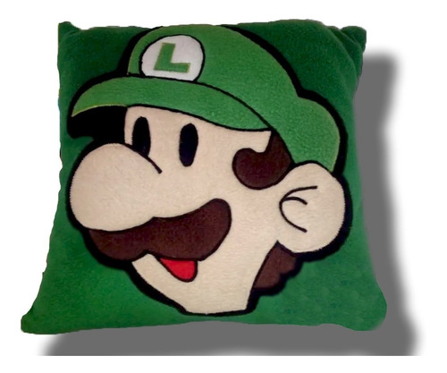 Cojin Luigi De Paper Mario