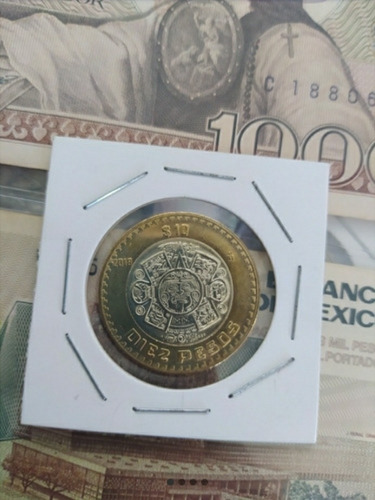10 Pesos 2018 Brillo Original.