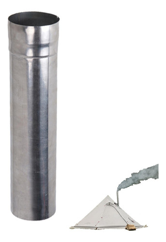 Tubo P/ Boiler De Leña 6 Pulgadas 4 Tubos, 2 Codos Y 1 Gorro